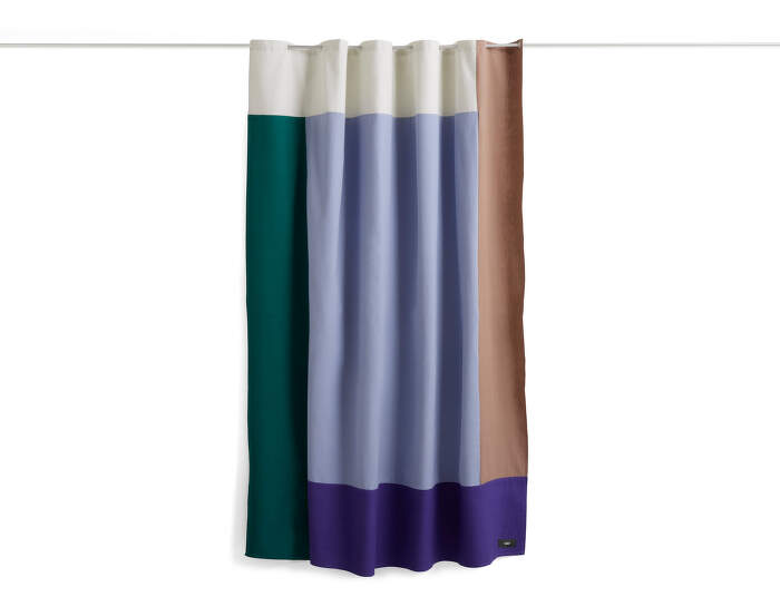 zaves-Pivot Shower Curtain, blue