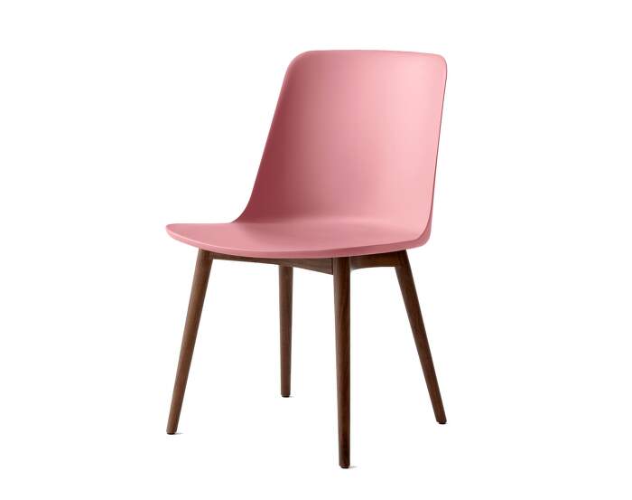 zidle-Rely HW71 Chair, walnut/soft pink