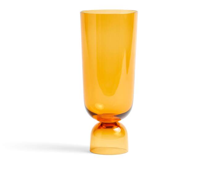 vaza-Bottoms Up Vase Large, amber