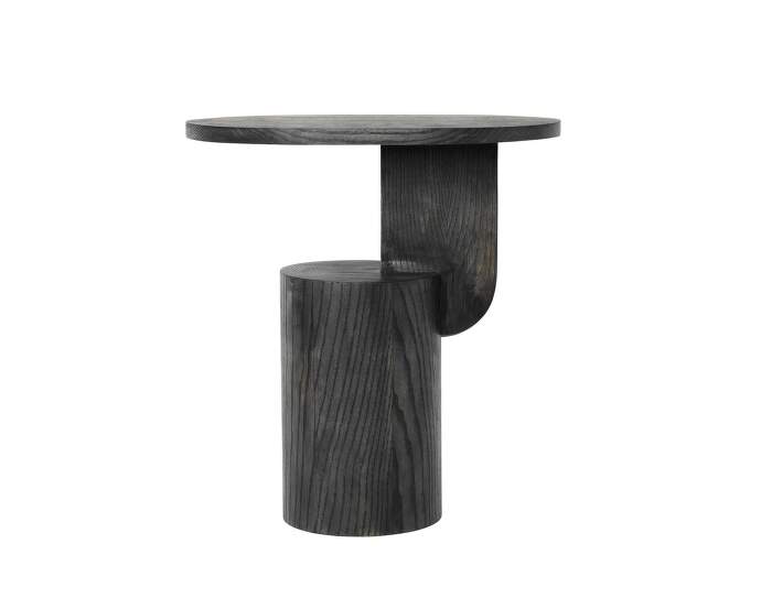 stolek-Insert Side Table, black stained ash