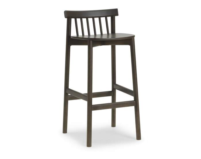 stolicka-Pind Barstool 75 cm, brown stained ash