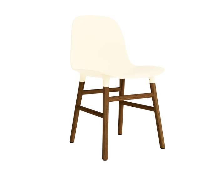 zidle-Form Chair Walnut, cream