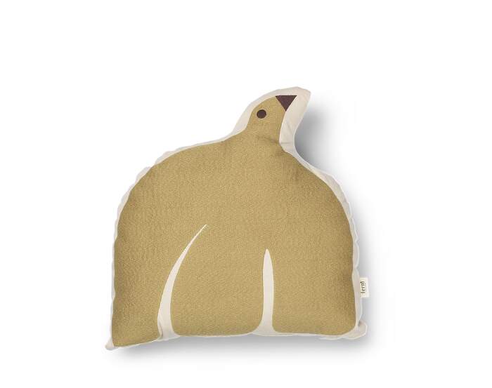 polstar-Swif Bird Cushion, silver fern
