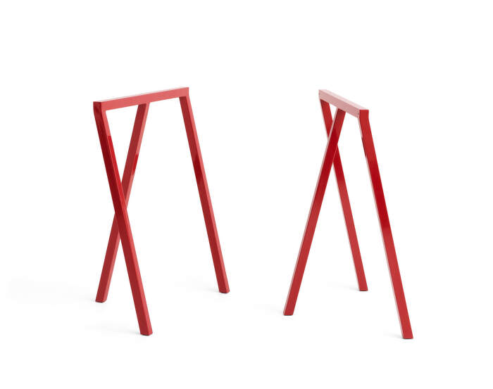 Stolová podnož Loop Stand Frame set 2ks, maroon red