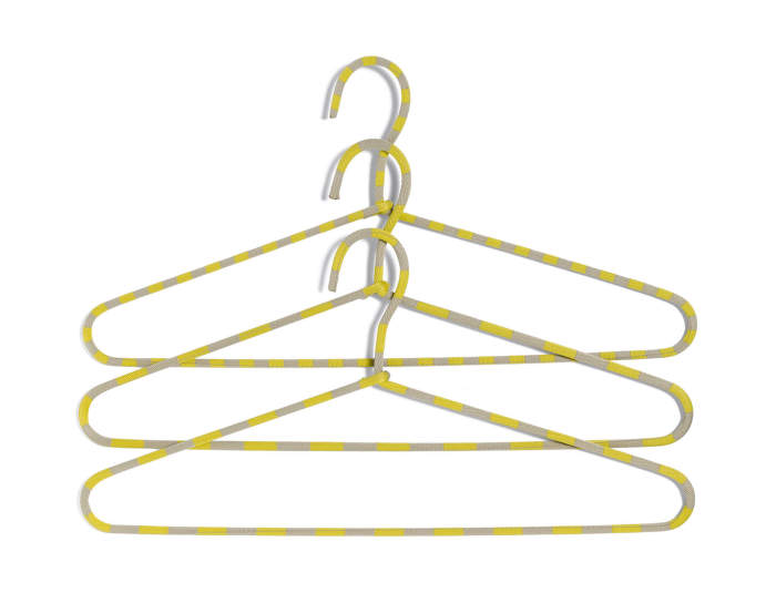 Ramínko Cord Hanger Stripe, yellow, set 3ks