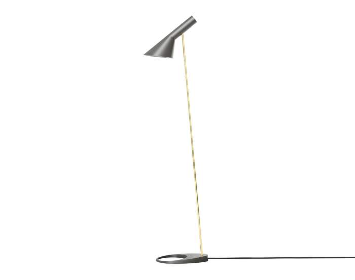 Stojací lampa AJ, warm grey/brass