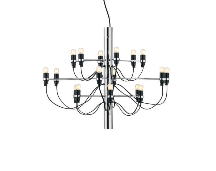 Lustr 2097/18 Frosted Bulbs, chrome