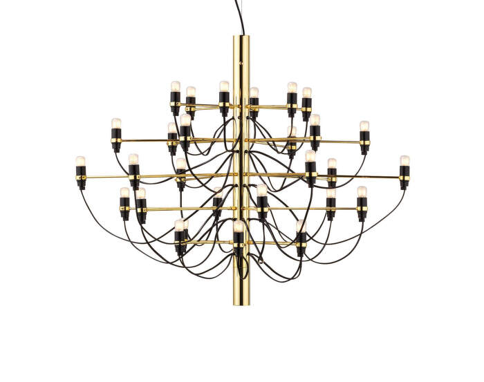 Lustr 2097/30 Frosted Bulbs, brass