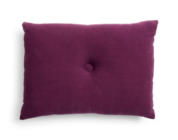 Polštář Dot Linen, burgundy