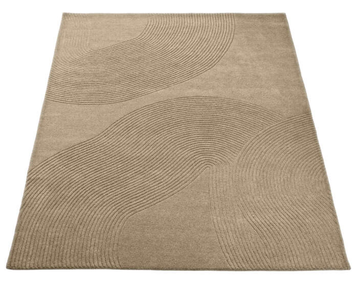 Koberec Zen Square 300x300, dark beige