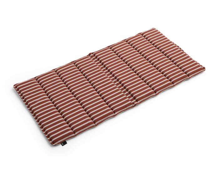 Skládací textilní podsedák Terrazza, terracotta bold stripe