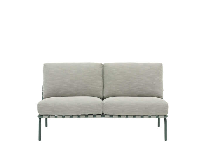Pohovka Settle Sofa 2-Seater bez područek, Ribbed Weave 2/dark green
