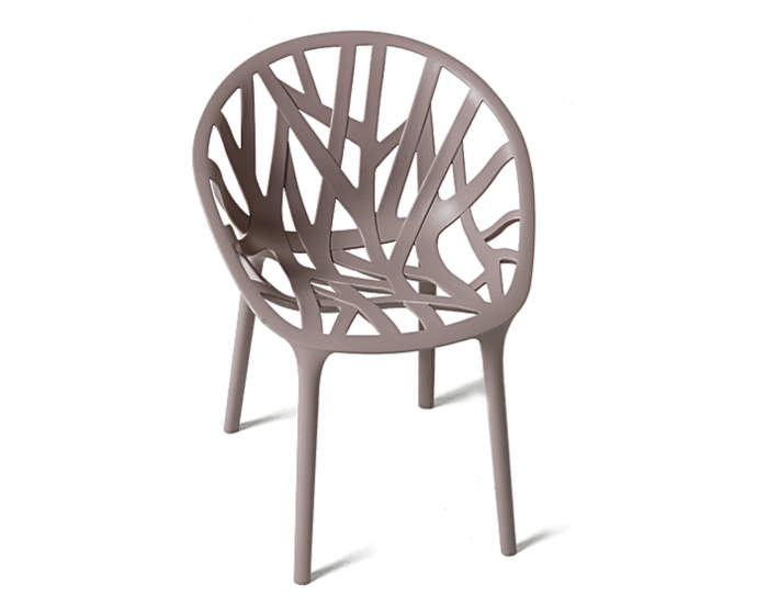 Židle Vitra Vegetal, mauve grey