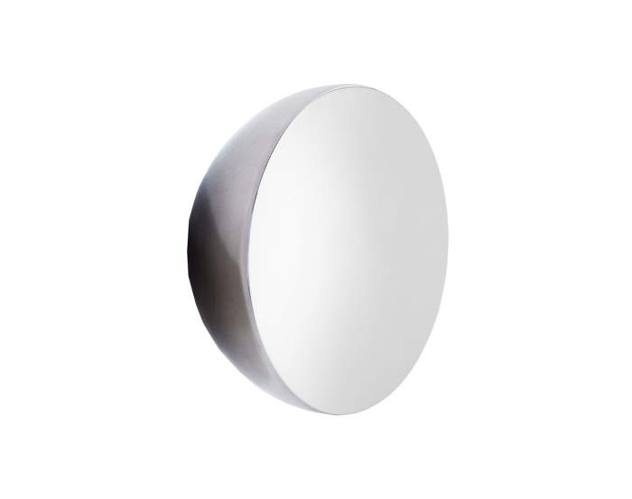 Aura Wall Mirror, Large, stainless steel