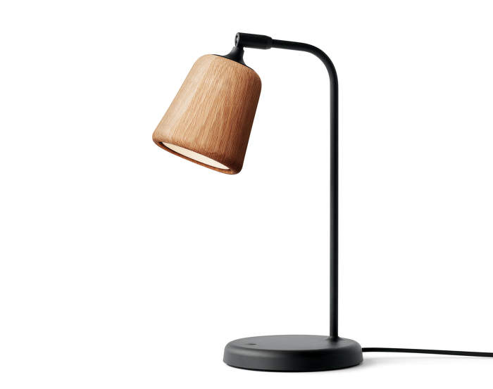 Material Table Lamp, natural oak