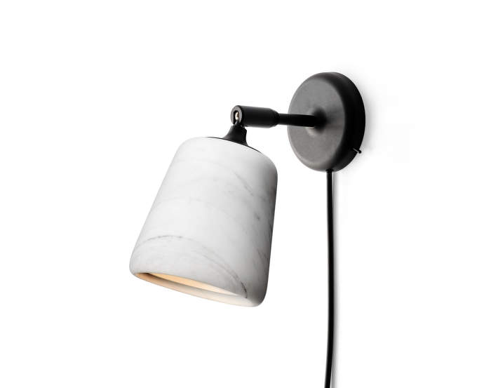 Material Wall Lamp, white marble