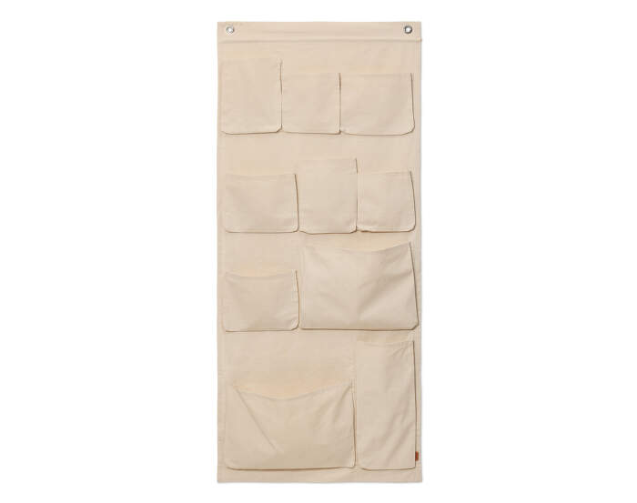Canvas XL Wall Pockets, Off-White