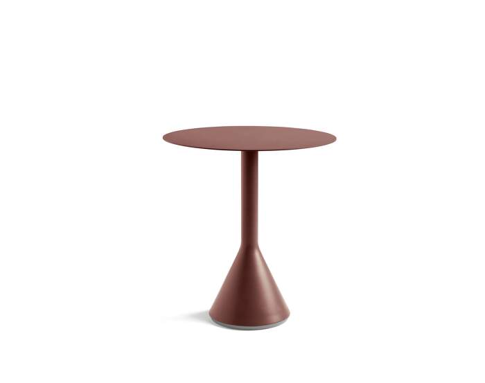 Palissade Cone Table Ø70, iron red