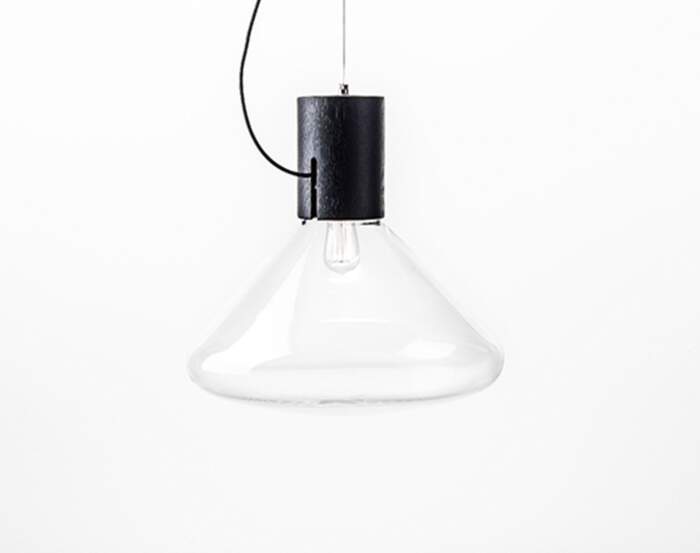 Lampa Muffins PC851, clear / black