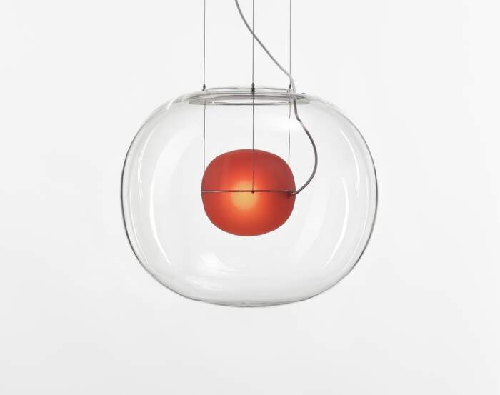 Lampa Big One Large PC1336 Lamp, clear / red