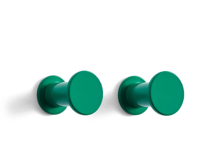 vesak-Bolt Hook Set of 2, green