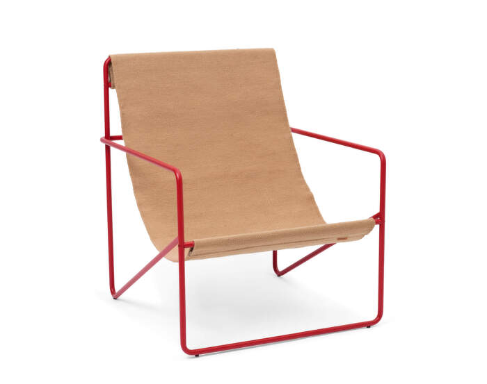 Křeslo Desert Lounge Chair, poppy red/sand