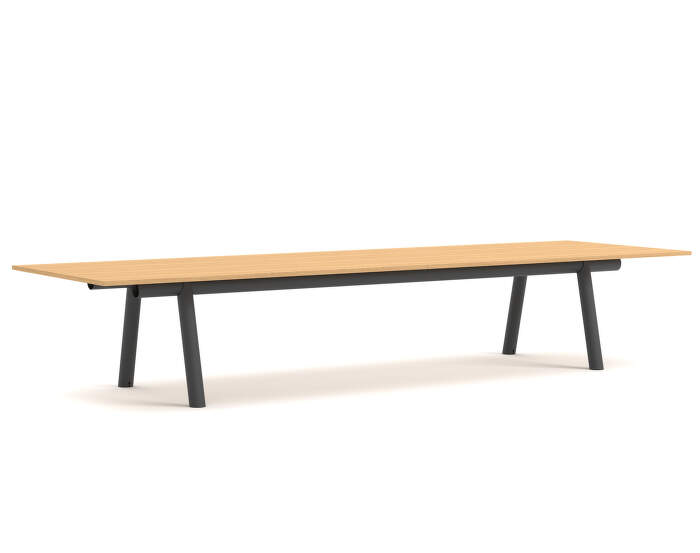 stul-Boa Table 420x128x75 cm, charcoal / oak