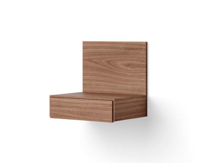 stolek-Tana Wall Mounted Nightstand, walnut