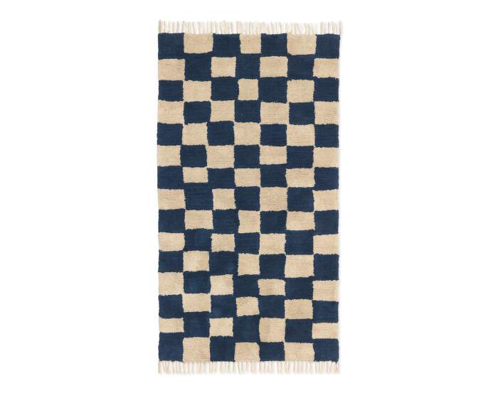 mara-Mara Washable Rug, deep blue/warm sand