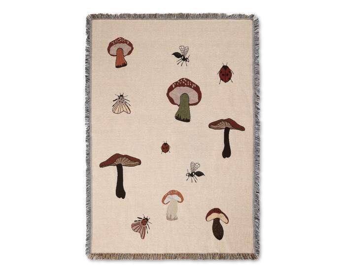 decka-Forest Tapestry Blanket, sand