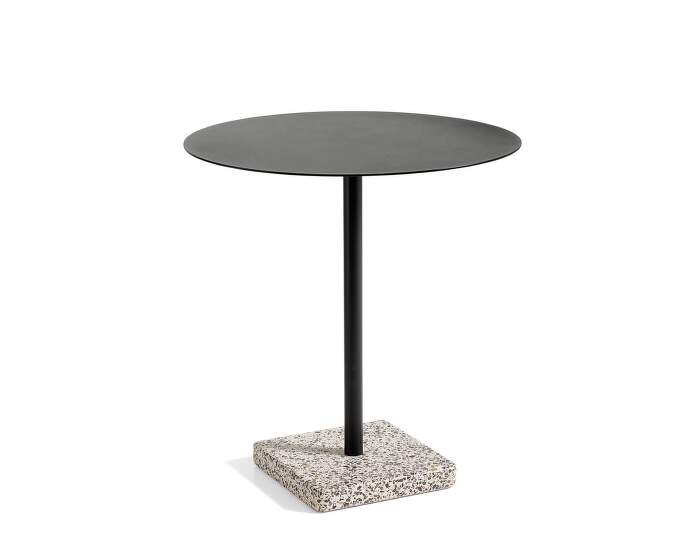 stul-Terrazzo Table Ø70, grey terrazzo / anthracite