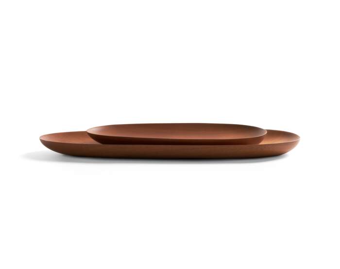 tacy-Thin Oval Boards Set, mahogany