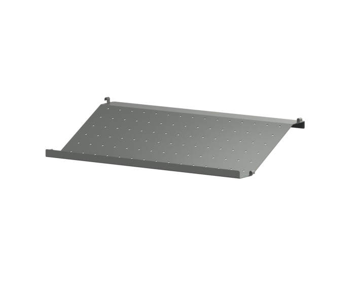 Police String Shoe Shelf Metal 58 x 30, dark grey