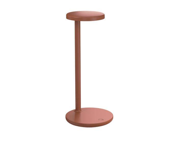 Stolní lampa Oblique, matte rust