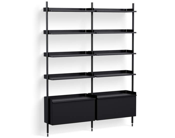 Policový systém Pier kombinace 122, black