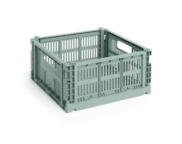 Úložný box Colour Crate Square M, sage green