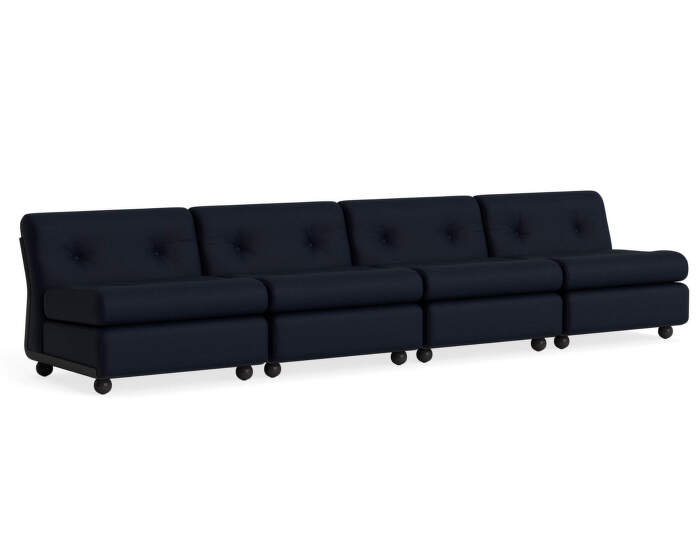 Čtyřmístná pohovka Amanta, Maglia blue black