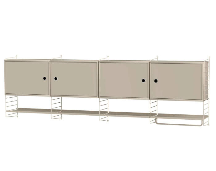 Policová sestava String Kitchen K, beige