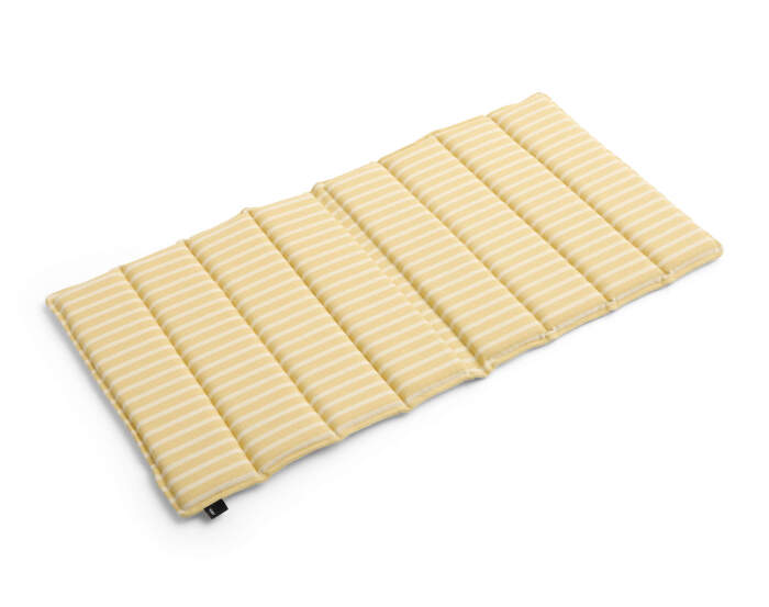 Skládací textilní podsedák Terrazza, yellow bold stripe