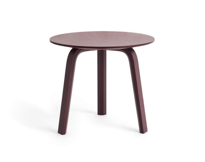 Stolek Bella Coffee Table Ø45x39, dark bordeaux