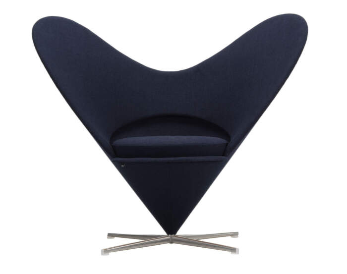 Křeslo Heart Cone Chair, Hola dark blue