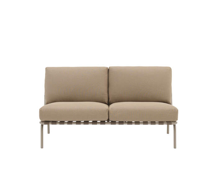 Pohovka Settle Sofa 2-Seater bez područek, Ribbed Weave 5/taupe