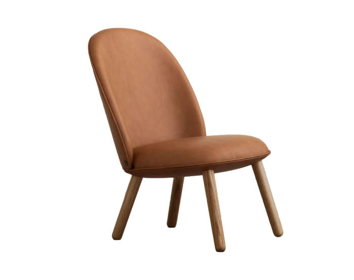 Ace Lounge Chair Tango Leather brandy, Normann Copenhagen