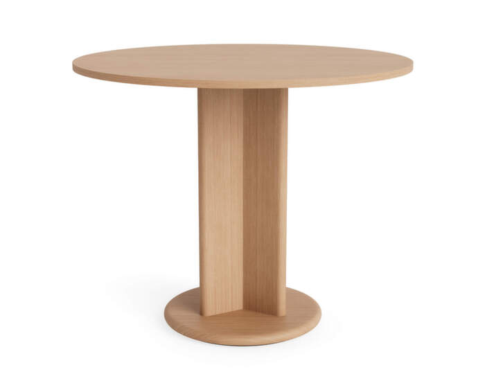 Jídelní stůl Chisel 29 Round Ø90, lacquered oak