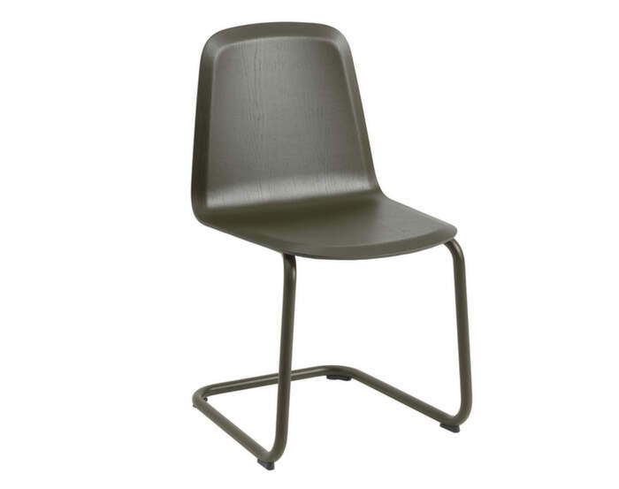 Židle Brink Cantilever, dark olive