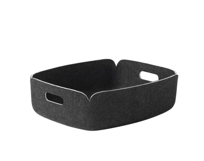 Koš Restore Tray, black melange