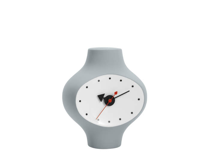 Stolní hodiny Vitra Ceramic Clock, dark grey