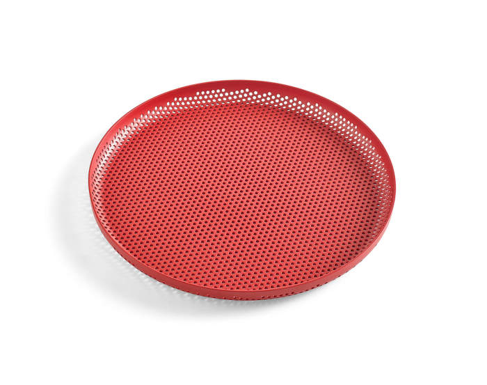 Tác Perforated Tray M, red