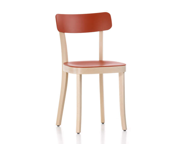 Basel Chair, brick / beech