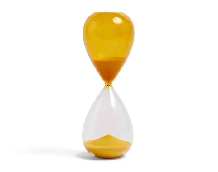 Hodiny Time L (30 min), yellow